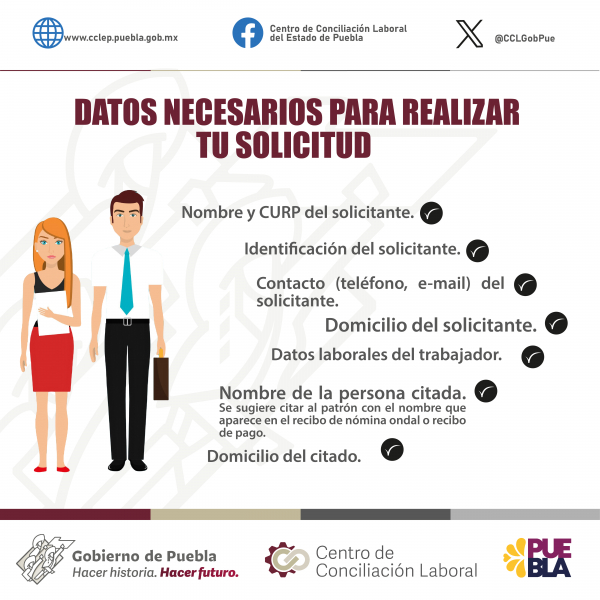 DATOS PARA LA SOLICITUD